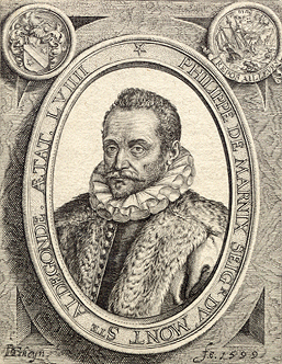 Philippe of Marnix, lord of Saint-Aldegonde, fought against the Duke of Parma. P